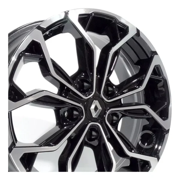 Alternative view of Jogo De Rodas Duster Ou Oroch 16 + Bicos Preto Diamantado