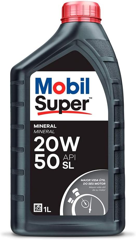 Oleo Lubrificante Mineral Para Carros Mobil Super 20W-50